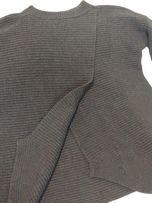 Iris & Ink Gray Wool Sweater Like New