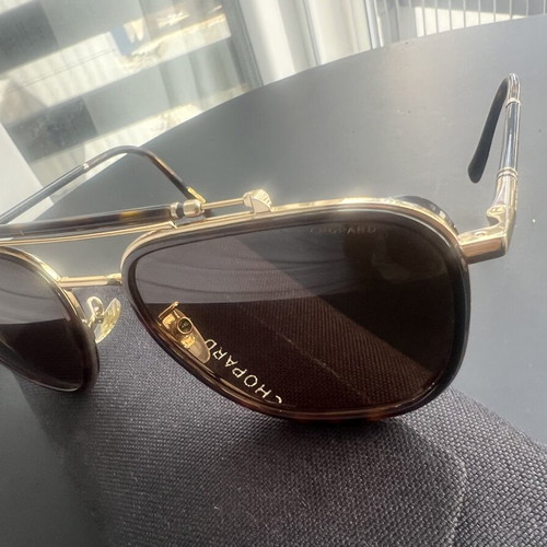 Chopard sunglasses like new, gold color with excellent lenses