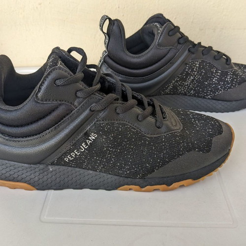 Pepe Jeans Koko Cut sneakers black, new women's athletic shoes