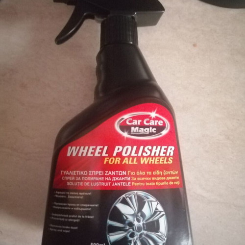 Wheel Polisher Spray 500ml new for all rims
