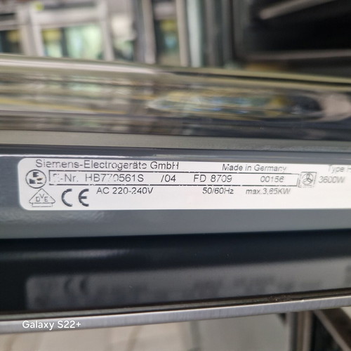 Siemens built-in pyrolyse oven