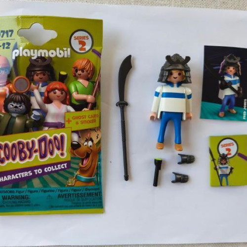 Playmobil 70717 Scooby-Doo! Mystery Figures Series 2 Fred Jones Samurai costume new