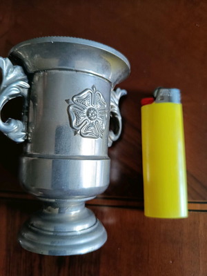 Vintage Tudor miniature silver cup Grenadier of England like new