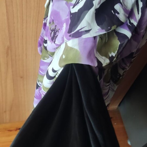 Maxi Medium Floral Pin Up long summer dress like new, multicolor purple