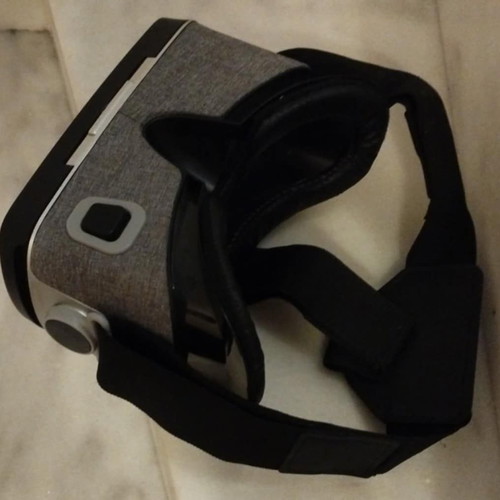 Heromask VR headset used, educational math games for 5+ years
