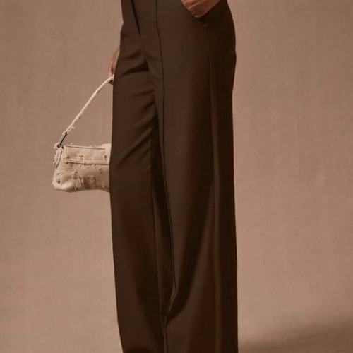 Brown winter pants new, size M