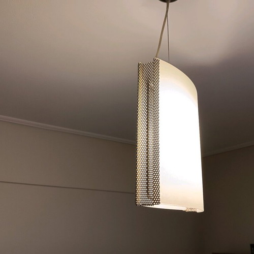 Pendant light inox and sandblasted like new