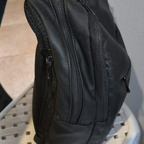 Bange men's shoulder bag black waterproof genuine leather new