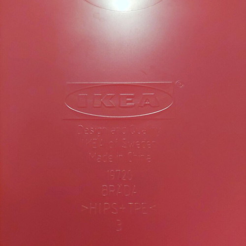 IKEA laptop stand like new, fuchsia color