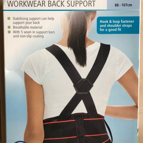 Sensiplast back support belt like new, size L-XL, waist 88-107cm