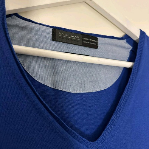 Zara Man men's sweater blue like new, size XL