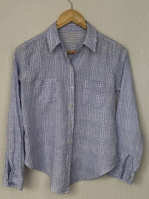 Linen shirt Lilly Pulitzer like new, size XS, blue