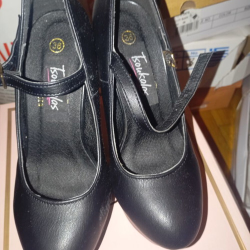 Tsoukalas Shoes high comfortable platform heels with strap