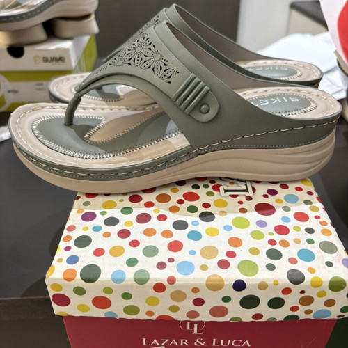 Siketu Women's Anatomical Green Thong Sandals New Size 39