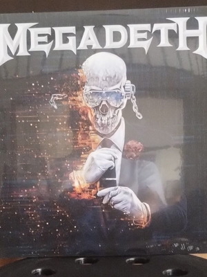 Megadeth Megadeth 2LP περιορισμένης έκδοσης κρυστάλλινο μαύρο και μπλε splatter βινύλιο καινούργιο