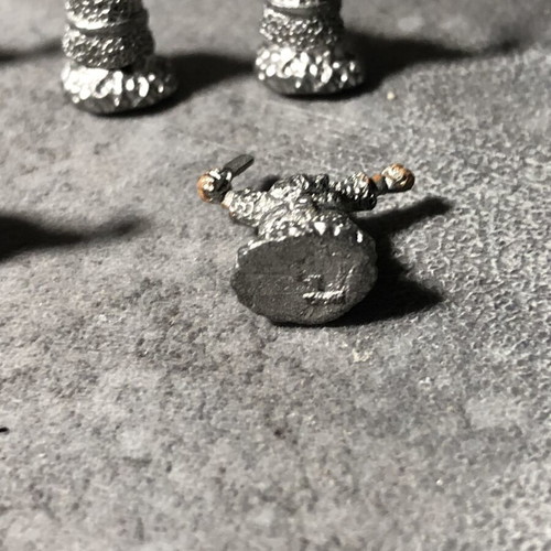 Pendraken 12mm miniature dwarf warriors, 90s, set of 9
