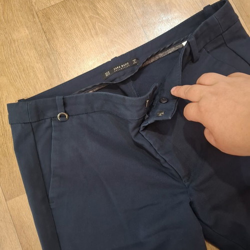Zara basic blue suit pants size L like new