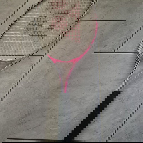 Тенис ракета употребявана детска за 7-10 години в розови нюанси