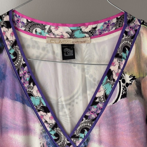 Class Roberto Cavalli floral mini dress, size S