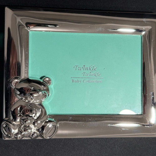 Twinkle Twinkle silver-plated frame like new, ideal for newborn