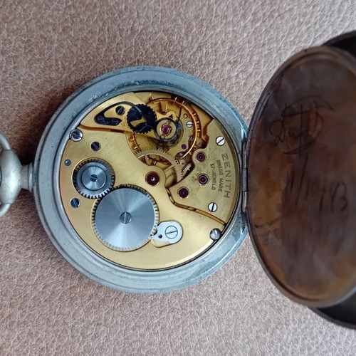 Zenith pocket watch used, stopped