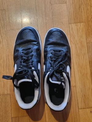 Nike Air Force 1 φορεμένα, No 44.5, μαύρα
