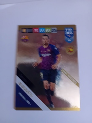 Panini FIFA 365 2019 Busquets card like new