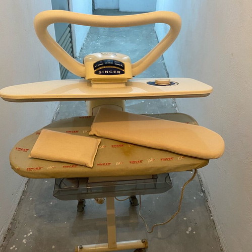 Singer ironing press used