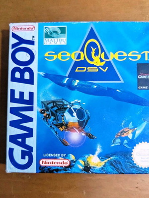 Nintendo Game Boy SeaQuest DSV αυθεντικό κουτί και manual σαν καινούργιο