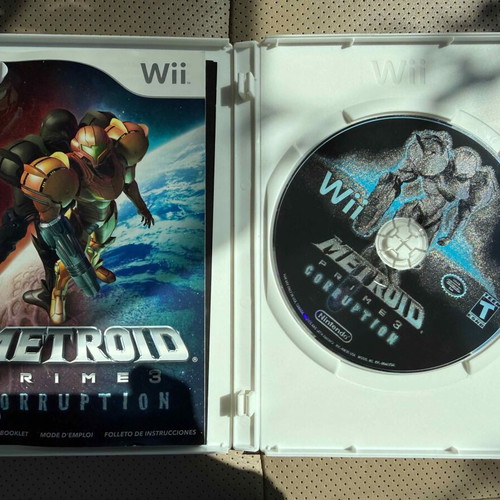 Metroid Prime 3 Corruption Nintendo Wii game