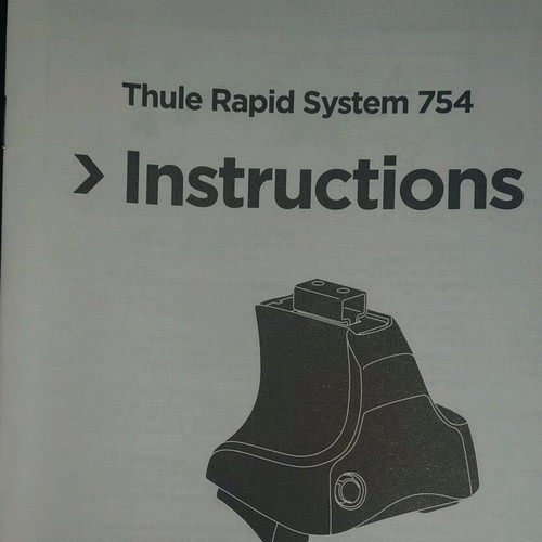 Thule Rapid System 754 feet used