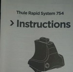Thule Rapid System 754 feet used