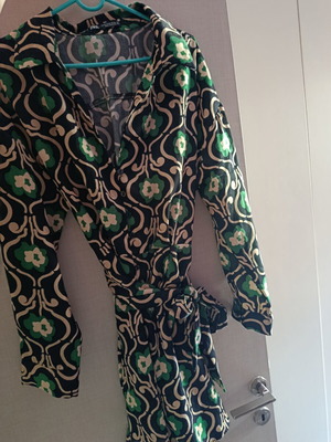 Zara boho shirt dress, green, XL