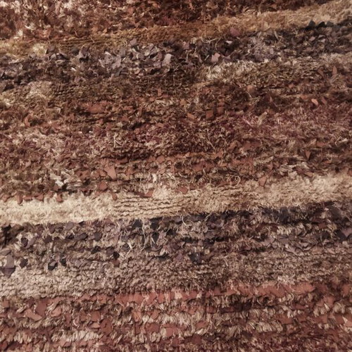 Leather rug used, dimensions 3.00 m x 1.90 m