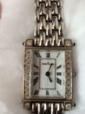 Ratius women's watch new with German stainless steel bracelet and diamonds
