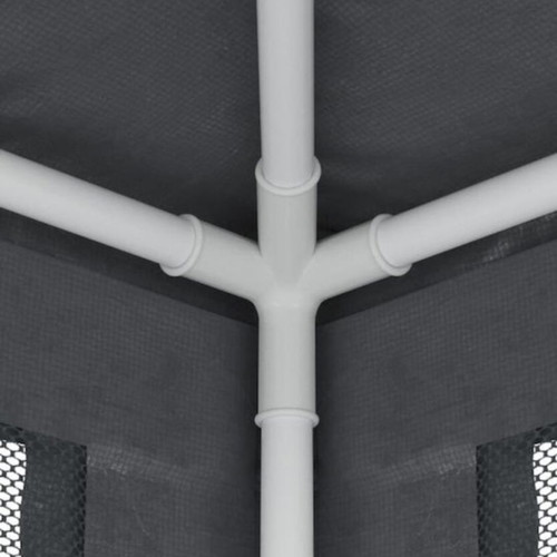vidaXL Folding Garden Gazebo Anthracite 3x4m