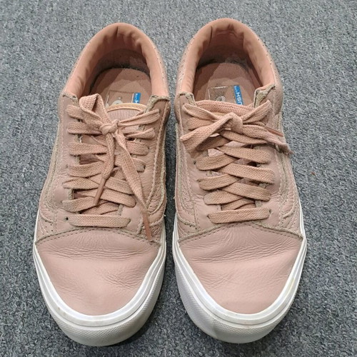 Vans women's leather shoes used pink size 37