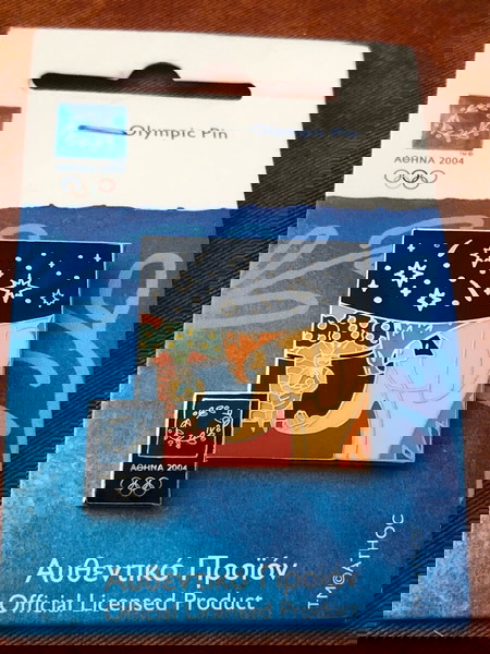 Αυθεντική καρφίτσα ολυμπιακών αγώνων Αθήνα 2004