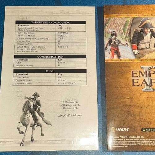 Empire Earth II PC CD ROM like new
