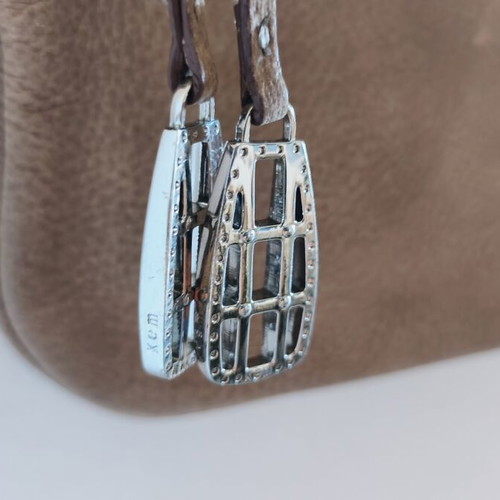 Kem leather shoulder bag, brown