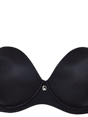 Σουτιέν extra push up strapless μαύρο 80B καινούργιο Lormar