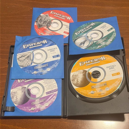 Emperor: Battle for Dune PC CD-ROM like new, complete set
