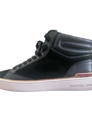Michael Kors Kyle Sport Shoes Like New Black and Gold Size 39