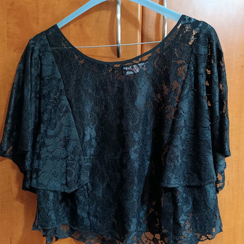 Lace black blouse new