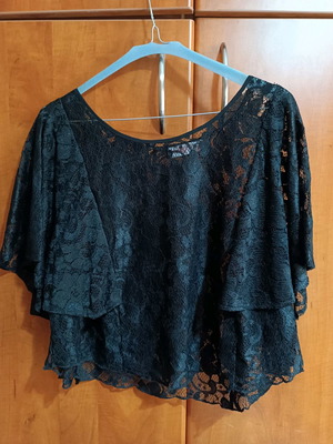 Lace black blouse new