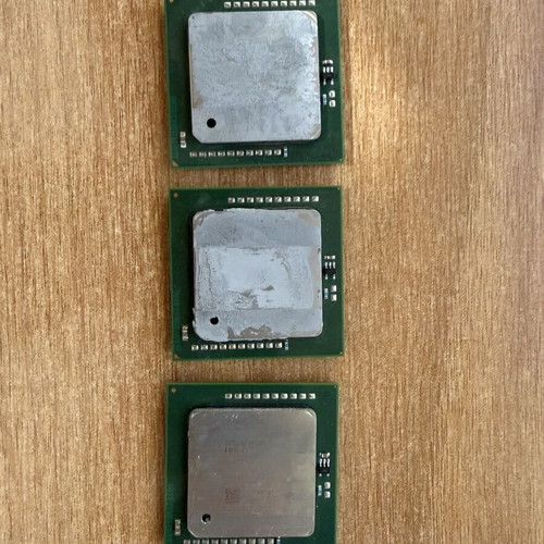 Intel processors pack of 3 used
