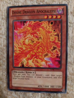 Divine Dragon Apocralyph μεταχειρισμένο Yu-Gi-Oh κάρτα