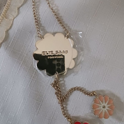 Ellie Saab long necklace new multicolor
