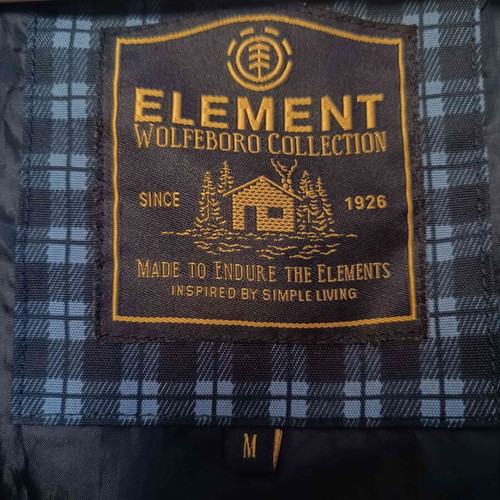 Element Checked Jacket with Hood Like New, Size M/L