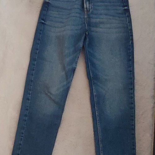 Stradivarius high-waisted jeans like new, blue, size 40